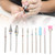 10pcs Electric Nail Drill Bits Kit Manicure Pedicure Nail Polishing Machine Spare Parts Accessory