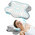 Cervical Pillow for Neck Pain Relief Contour Memory Foam Ergonomic Neck Support Pillows for Side Back Stomach Sleepers with Breathable Pillowcase