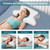Cervical Pillow for Neck Pain Relief Contour Memory Foam Ergonomic Neck Support Pillows for Side Back Stomach Sleepers with Breathable Pillowcase