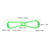 Unisex Muscle Training Elastic Tension Resistance Bands Fitness Training Pulling Rope