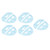 5 Sheets Collagen Soluble Film Improve Elasticity Skin Firming Collagen Hydrating Face Film for Whole Face