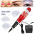 Electric Eyebrow Lip Tattoo Machine Microblading Tattoo Machine Set Red (100‑240V)US Plug