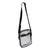 PVC Transparent Adjustable Shoulder Bag Waterproof Clear Messenger Bag with Zipper for Chargers Wallets Keys Sunglasses