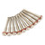10pcs Dental Lab Polishing Rod Copper High Hardness Bipolar Professional Dental Disc Mandrel Shank 2.3CM