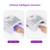72W Cordless Fan Nail Lamp UV LED Lamp Nail Dryer for Manicure  3 Timers Nails Curing Lamp Smart Polish Sensor Light Nail Art Tools