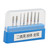 10pcs Dental Polishing Bits High Hardness Accurate Polishing Drills Bits for Ceramic Teeth