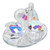 Nail Art Dappen Dish Home Nail Salon Exquisite Elegant Glass Acrylic Liquid Cup Holder Photography Prop