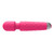 Women Electric Silicone Massager Adult Soft Waterproof 20 Speed Rechargeable Vibration Massage Stick Rose Red