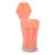 200pcs Double Head Toothpick Household Cleaning Tartar Removal Toothpick (Orange)
