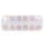 12 Grids Nail Art Metal Stickers Hollow Different Shapes 3D Gold Manicure Decorations for Girls Women