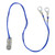 Hearing Aid Holder Transparent Clip Blue Rope Nylon Easy Fixing Hearing Aid Lanyard for Gardening Sports Binaural