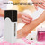 100G Hair Removal Wax Heater Professional Handheld Roller Wax Heater White220V EU Plug