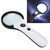 LED Magnifying Glass Good Light Transmittance 4 LEDs High Definition Handheld Magnifying Glass for Reading