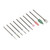 Nail Grinding Head Exfoliation Polishing Accessory Tungsten Steel Nail Drill Bits for Manicure