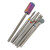 6pcs Nail Art Drill Bits Rotatable Fast Remove Coarse Portable Tungsten Steel Drill Bits