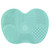 Makeup Brush Cleaner Silicone Mat Cleansing Pad Cosmetic Scrubber Board Tool Green