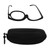 Single Sided Makeup Glasses with Storage Box Case Flip Cosmetic Magnifying Makeup Eyeglass +4.00