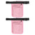 2Pcs Nurse Utility Organizer Oxford Fabric Tear Resistant Waterproof Adjustable Nurse Fanny Pack for Hospital Nursing Pink