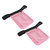 2Pcs Nurse Utility Organizer Oxford Fabric Tear Resistant Waterproof Adjustable Nurse Fanny Pack for Hospital Nursing Pink