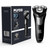 Flyco FS377EU Electric Shaver Beard Trimmers with 3 Floating Heads Shaving Razor Fully Washable Quick Rechargeable Hair Trimmer Wet & Dry LED Display