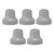 5Pcs Medical Crutch Tips Medical Crutch Tips 16mm Replacement Crutch Tips with Metal Gaskets for CanesGrey