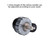 1-5mm Adjustable Direct Drive Alloy Rotary Tattoo Machine Wheel Motor Eccentric WheelSilver