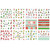48 Sheets Christmas Nail Sticker Decals Christmas Nail Sticker Nail Art Sticker Nail Water Transfer Decals for Girls DIY Nail Art