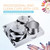 3Pcs/Set Professional Acrylic Nail Tips Cup Stainless Steel Dish Liquid Powder Holder Container Nail Art Tools