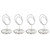 30pcs Table Number Clip Small Decorative Metal Wire Desk Card Holder Stand for Picture Note Wedding Party