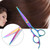 Professional Pet Dog Hair Cutting Scissors Grooming Hairdressing Shear Chromatic Cutting Shear
