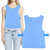 Summer Outdoor Cooling Vest Adjustable Reusable Cycling Running Cool Waistcoat (Blue)