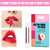 EELHOE 20Pcs/Box Cotton Swab Lip Glaze Moisturizing Long-lasting Non-stick Cup Portable Lips Makeup