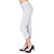 2 leggings capri blancos, tallas L/XL