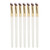 7 Pcs Concealer Brush Soft Fiber Bristles Solid Wood Handle Angled Contouring Brush