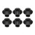 6pcs Walking Cane Tip Bendable Crutch Rubber Head 19mm / 0.7in Inner Diameter Walking Stick Tips Crutch Accessories