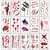 Halloween Scar Tattoo Stickers Cosplay Temporary Tattoo Waterproof Wound Tattoo Stickers for Face Arms Legs