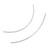 2pcs Dental Orthodontic Universal Lingual Retainers U Shape Mesh Base Orthodontic Braces