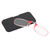 Unisex Elderly Blue Light Blocking Nose Clip Glasses Armless Glasses Reading Eyeglasses(+200 Red)