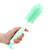 Silicone Milk Bottle Nipple Cleaning Brush 360° Rotary Bottle Brushes Cleaner（Green)