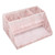 Dustproof Storage Organizer Acrylic Pink Compartment Marble Texture Eyelash Accessories Organizer