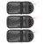3pcs Key Fob Signal Blocker Case Signal Blocking Anti Theft Radiation Carbon Fiber Shielding Pouch