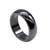 5pcs Magnetic Hematite Ring Healing Balance Root Chakra Waterproof Round Hematite Rings 18MM