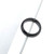 5pcs Magnetic Hematite Ring Healing Balance Root Chakra Waterproof Round Hematite Rings 18MM