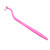 Interdental Brush Soft Head Professional Portable Orthodontic Brace Cleaning Brush for Oral CarePink