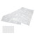 100pcs Cosmetic Bag Waterproof Dustproof 6 Compartments Transparent Travel Organizer for Makeup Accessories