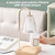 Dimmable Candle Warmer Lamp Smokeless Scented Candles Wax Melt Lantern Aromatherapy Candle Wax Melter with 2H/4H/8H Timer for Small Large Jar Aromatherapy Candle with 2 Light Bulbs