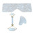 3pcs Jadestone Eye Pad Hand Weaved Eyestrain Relief Jadestone Gua Sha Board Face Roller