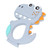 Baby Teething Toys Easy to Hold Dinosaur Safe Silicone Teether Toy for Infants and Toddlers