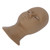 Eyelash Mannequin Head Detachable Eyelash Extension Makeup Practice Elastic Soft Silicone Head Mold With Eyelashes Double Eyelid Brown
