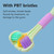 Pack of 2 3 4 Three Sided Toothbrushes Soft Bristle Toothbrush for Adults V Shaped Toothbrush Non Slip Cleaning Toothbrush